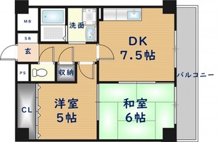 アラモード今里の物件間取画像